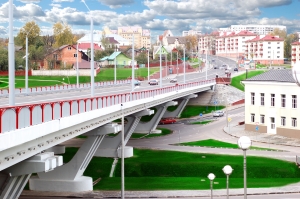 Могилев мост через р Дубравенка для открытки